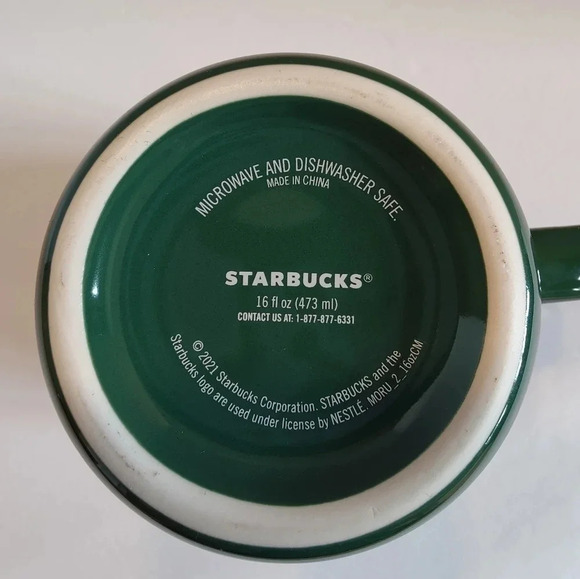 Starbucks 2021 green mug, 16oz, EXC - Picture 6 of 7